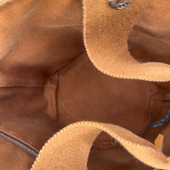 Authentic HERMES Saxo MM Handbag  vintage Bucket Bag Pre-owned - Picture 8 of 14